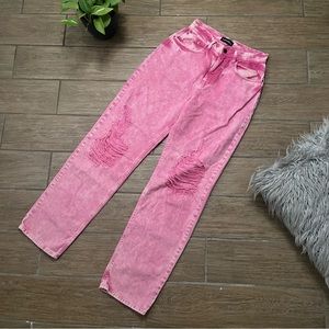 Retrofete Chris Jeans In Vintage Pink size 28